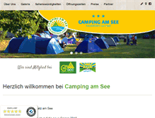 Tablet Screenshot of camping-am-see.de